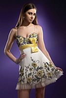 Terani Couture Floral Beaded Short Homecoming Party Dress 35004H image