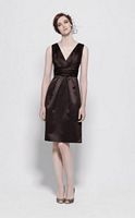 Size 10 Watters Maids Sleeveless Cocktail Length Bridesmaid Dress 7237 image