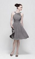 Size 12 Falcon Watters Maids Short Chiffon Bridesmaid Dress 7541 image
