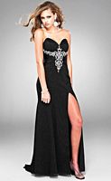 Signature by Landa Strapless Embellished Pageant Dress GC620 image