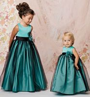 Size 2 White Sweet Beginnings L278F Tulle Overlay Flower Girls Dress image