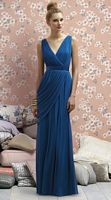 Lela Rose LR174 Sleeveless V Neck Draped Bridesmaid Gown by Dessy image