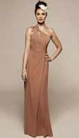 Size 6 Tiffany Blue Liz Fields Long Chiffon Bridesmaid Dress 363 image