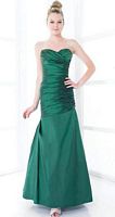 Val Stefani Iridescent Taffeta Ruched Long Bridesmaid Dress VS9128 image