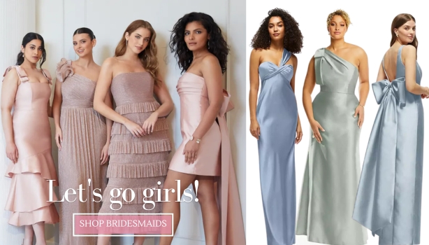 Shop our Designer Bridesmaid Dresses and Gowns