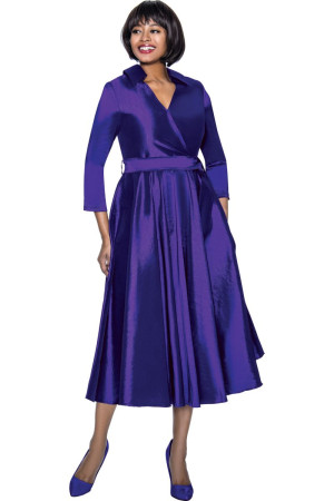 Terramina 7869 Wrap Church Dress with Pockets