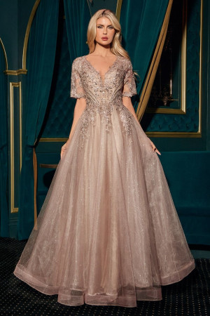 Ladivine LCD726 A-Line Evening Dress