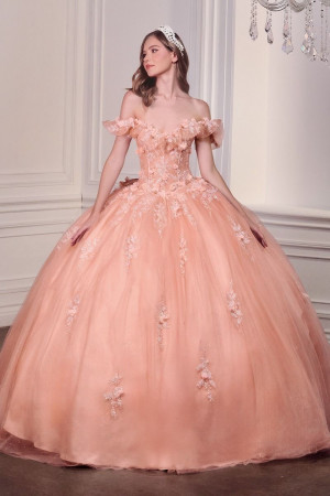 Ladivine 15731 Off-The-Shoulder Quinceanera Gown