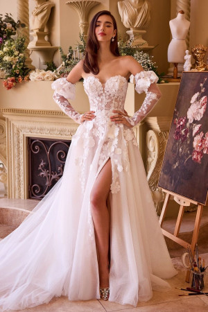 Andrea and Leo Couture WL017 Strapless Wedding Gown