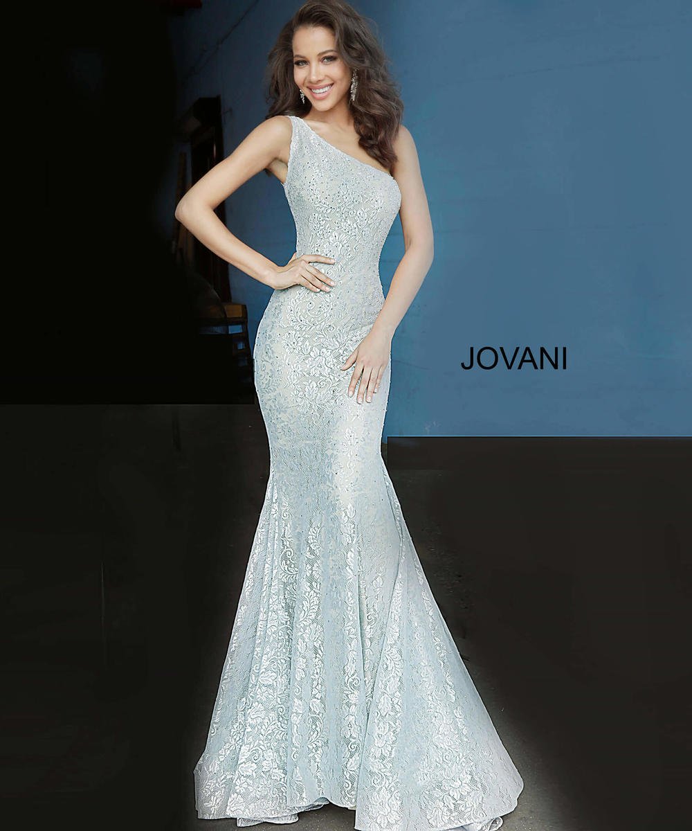one shoulder mermaid dress