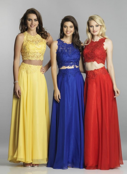 2 piece plus size formal dresses