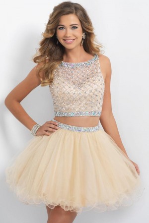 Blush 10054 Sassy Two Piece Cocktail Dress