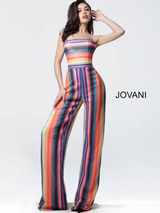 jovani sequin jumpsuit