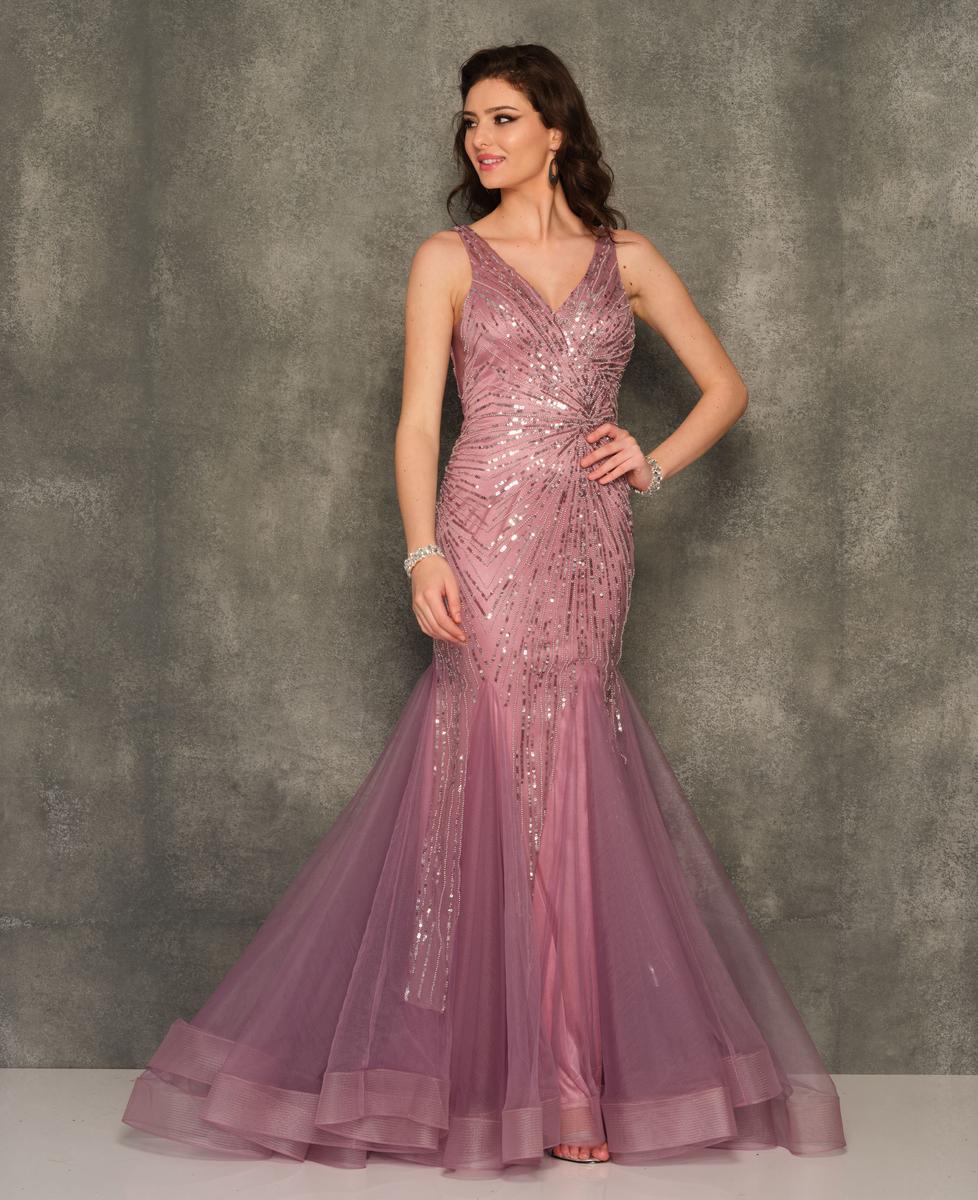 sparkling mermaid prom dress
