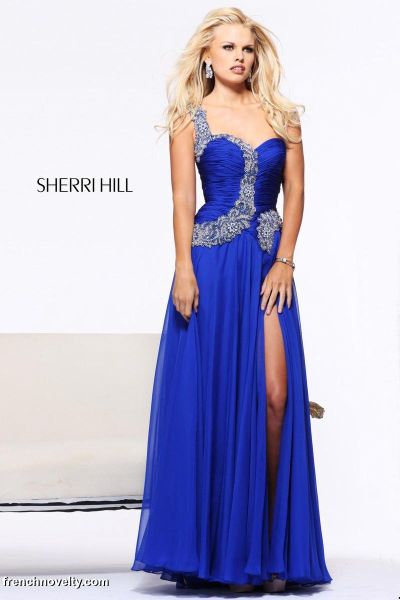 one shoulder sherri hill