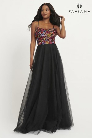 Faviana black prom clearance dress