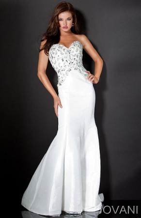 Jovani Beaded Paisley Prom Dress 110636