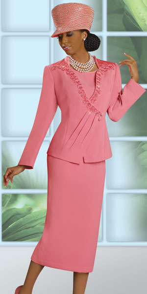 Donna Vinci Womens Church Suit 11106: French Novelty