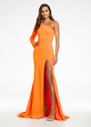 Ashley Lauren 11117 Chic One Shoulder Corset Prom Dress