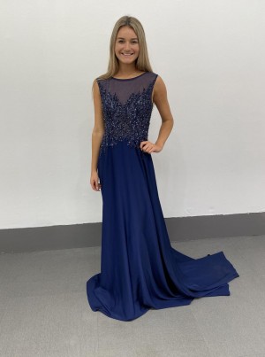 Dave and Johnny 11139 Beaded Illusion Prom Dress