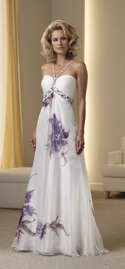 floral chiffon mother of the bride dresses