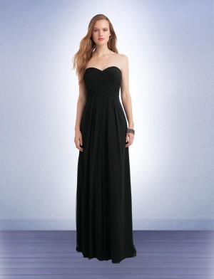 Bill Levkoff 1121 Sweetheart Chiffon Bridesmaid Gown