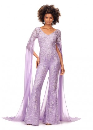 Ashley Lauren 11254 Stunning Lace Jumpsuit