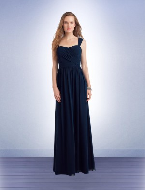 Bill Levkoff 1126 Long Chiffon Bridesmaid Dress
