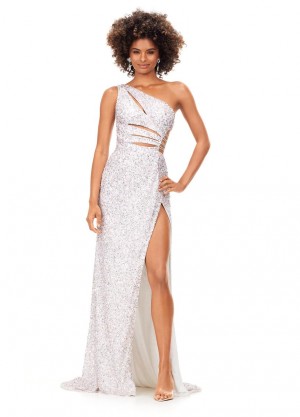 Ashley Lauren 11288 Modern Cutout Sequin Gown