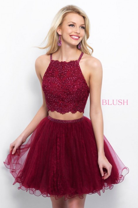 2 piece dress short