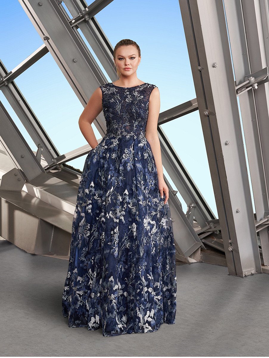 Floral mother of the bride dresses - mobvsera