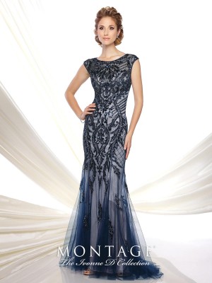 Ivonne D for Mon Cheri 116D31 Formal Gown with Shawl