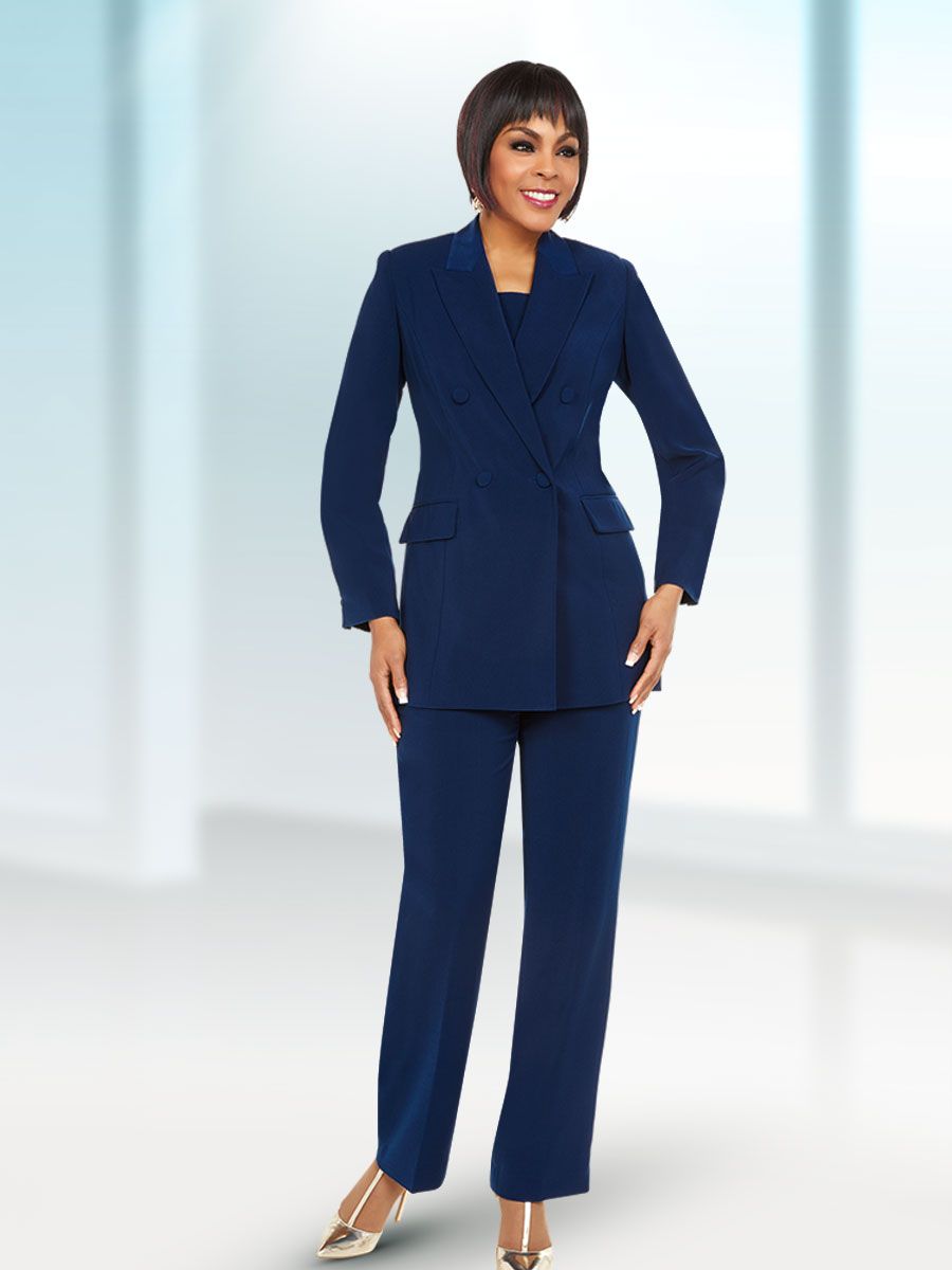 mother of the bride pant suits navy blue