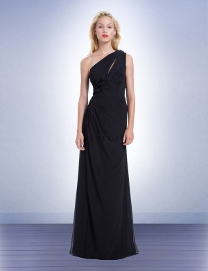 Bill Levkoff 1178 One Shoulder Chiffon Bridesmaid Gown
