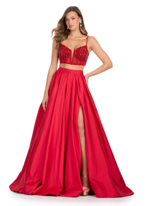 Ashley Lauren 11826 Elegant 2 Piece Ball Gown