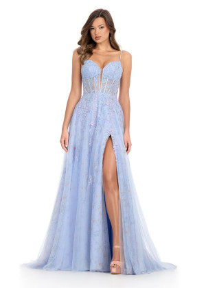 Ashley Lauren 11849 Princess tulle Prom Dress