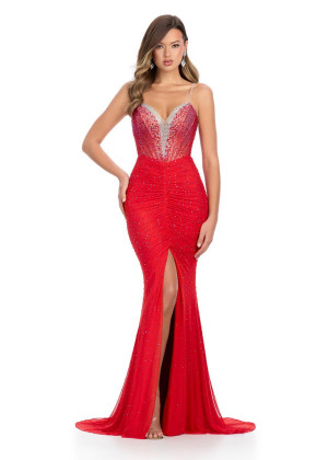 Ashley Lauren 11855 Breathtaking Bustier Prom Dress