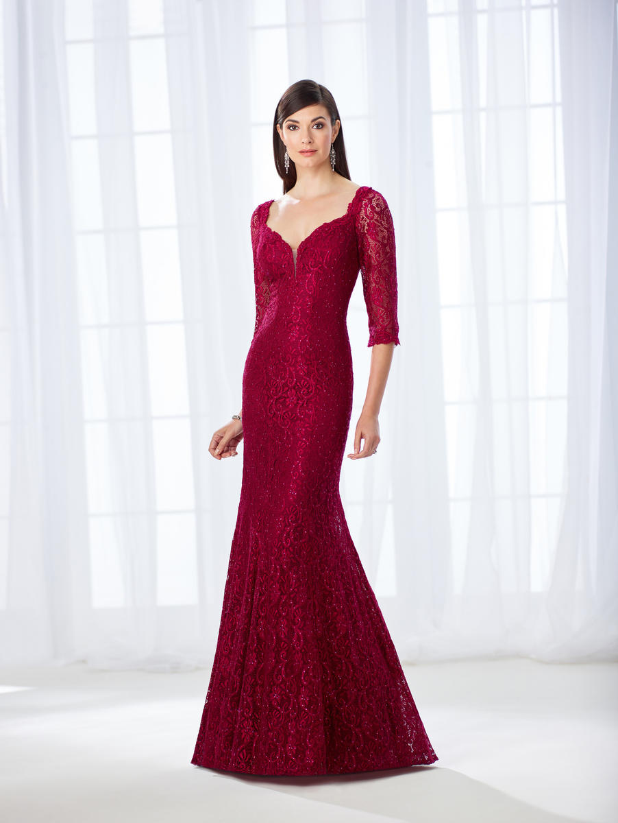 cerise mother of the bride dresses