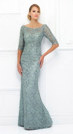 Mon Cheri Ivonne D 118D06 Classic Beaded Lace MOB Gown