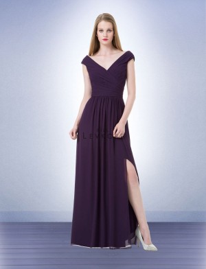 Bill Levkoff 1202 V Neck Bridesmaid Gown