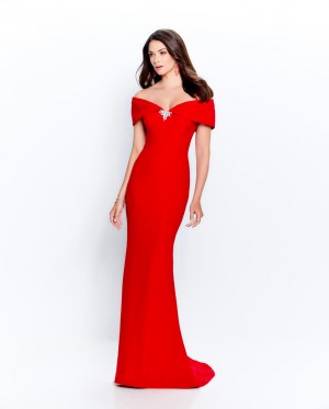 Montage 120905 Elegant Off Shoulder Mothers Gown