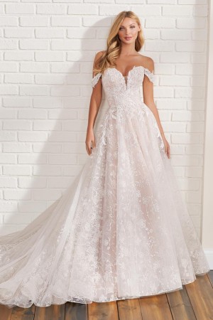 Enchanting by Mon Cheri 122173 Off Shoulder Destination Gown