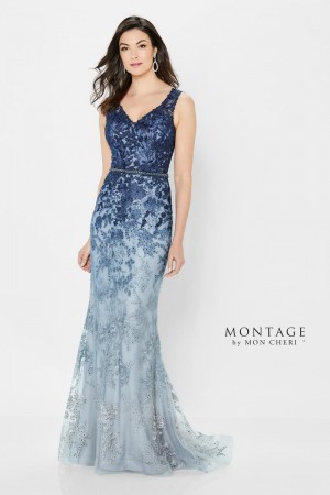 Montage by Mon Cheri 122903 Ombre Lace Mothers Gown