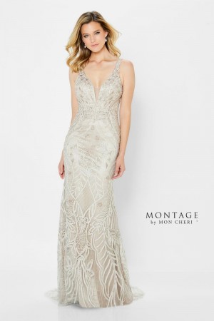 Montage 122904 Mothers Gown with Cap Sleeves