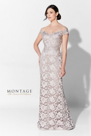 Ivonne D 122D65 Amazing Crepe Lace Mothers Gown