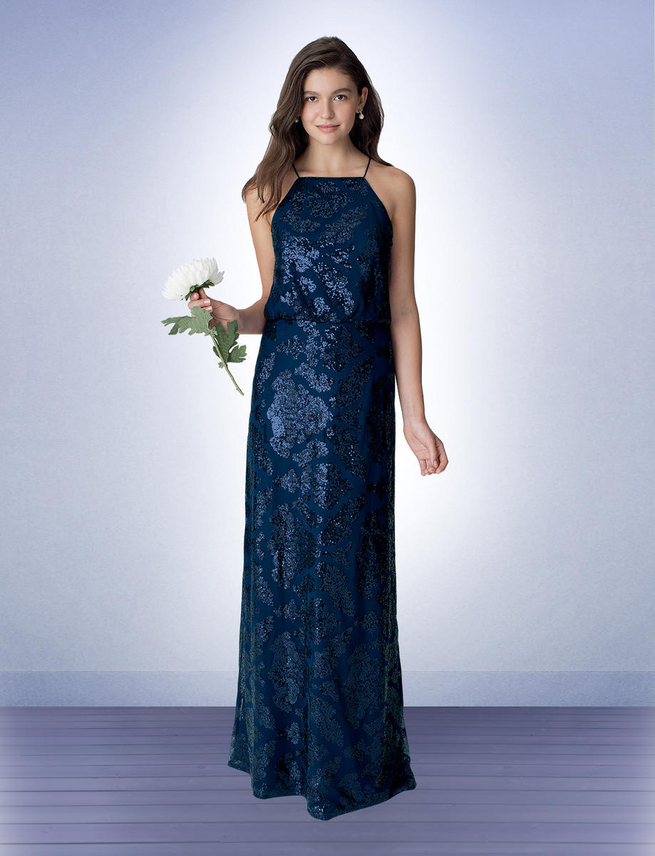 Bill levkoff on sale sequin bridesmaid dresses