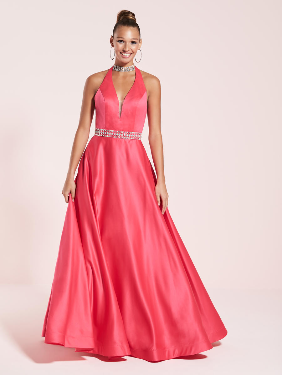 French Novelty: Studio 17 12771 Elegant Halter Prom Dress