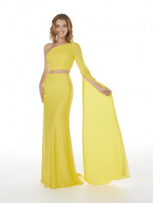 Studio 17 12853 One Long Sleeve 2 Piece Gown