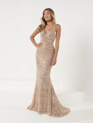 Studio 17 12869 Sequin Strappy Back Prom Dress