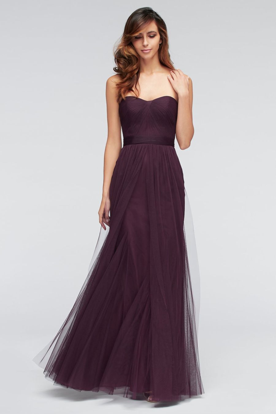 eggplant bridesmaid